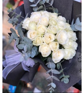 21 Beyaz Gül